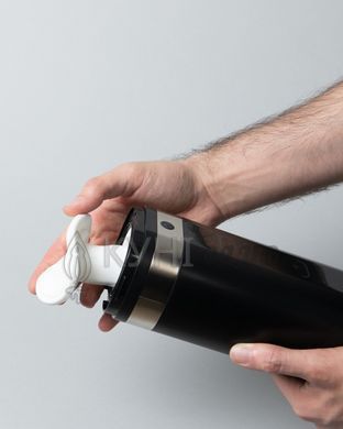 Інтерактивний мастурбатор Kiiroo Onyx 2, 10 стискальних кільця, не треба рухати, теледільдоніка 108810 фото