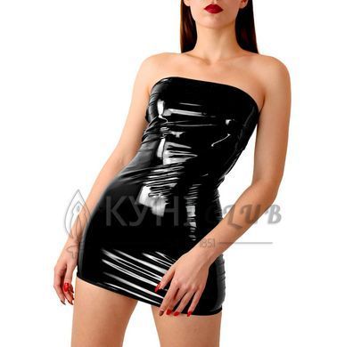 Сексуальна вінілова сукня Art of Sex - Jaklin, розмір XS-M, колір чорний 105341 фото