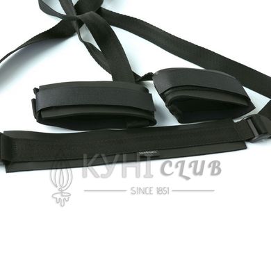 Гибкая распорка для ног Sportsheets Sex Sling Black для притягивания ног к телу 102897 фото