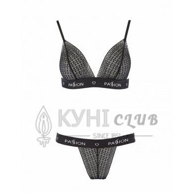 Комплект білизни Passion Exclusive GLAMISS SET L/XL, black 101780 фото