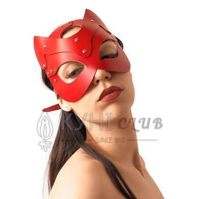Маска Кішечки Art of Sex - Cat Mask, Червоний 105734 фото