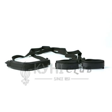 Гибкая распорка для ног Sportsheets Sex Sling Black для притягивания ног к телу 102897 фото