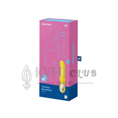 Потужний вібратор Satisfyer Vibes Yummy Sunshine з гнучким стовбуром і стимул. рельєфом, 12 режимів 101219 фото