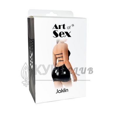 Сексуальна вінілова сукня Art of Sex - Jaklin, розмір XS-M, колір чорний 105341 фото