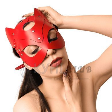 Маска Кішечки Art of Sex - Cat Mask, Червоний 105734 фото
