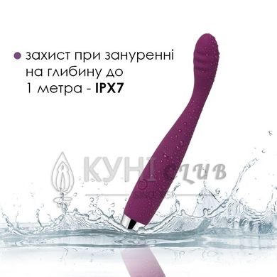 Тонкий вібратор точки G Svakom Cici Violet 102696 фото