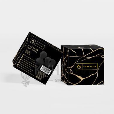 Присоски для сосков Liebe Seele Nipple Suckers Black, силикон 107532 фото
