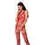 Бодистокинг Passion BS070 red, комбинезон, имитация чулок и ажурного топа 109087 фото