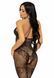 Бодістокінг Leg Avenue Rhinestone Lace and Net Bodystocking OS Black 105863 фото 3