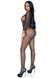 Бодістокінг Leg Avenue V Front Bodystocking One size Black, дрібна сітка, доступ 106601 фото 3