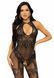Бодістокінг Leg Avenue Rhinestone Lace and Net Bodystocking OS Black 105863 фото 2