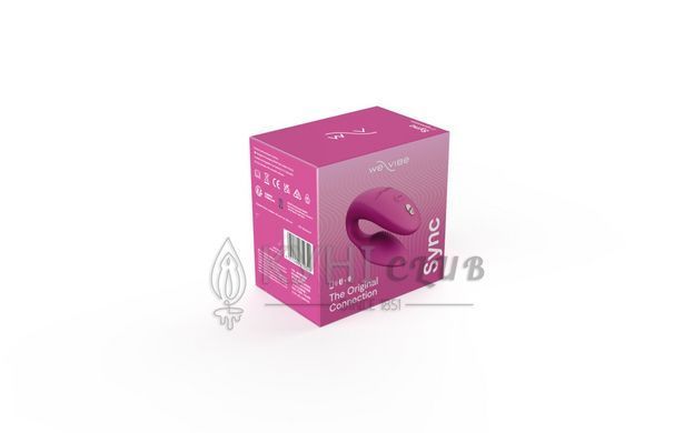 Смарт-вибратор для пар We-Vibe Sync 2 Rose, 10 виброрежимов, пульт ДУ 106788 фото