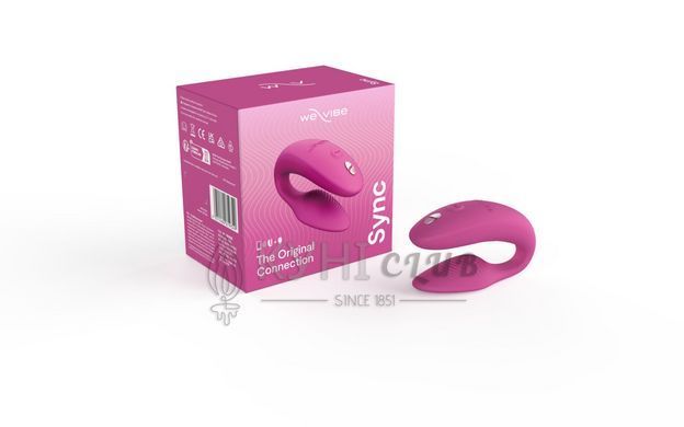 Смарт-вибратор для пар We-Vibe Sync 2 Rose, 10 виброрежимов, пульт ДУ 106788 фото