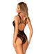 Бодістокінг з вирізами Obsessive B138 teddy S/M/L, black, з доступом 105662 фото 2