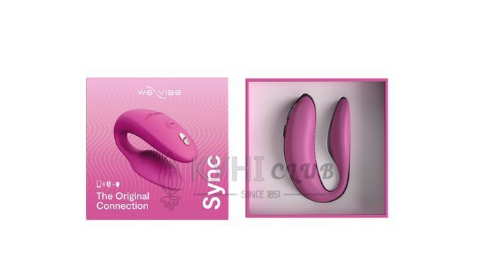 Смарт-вибратор для пар We-Vibe Sync 2 Rose, 10 виброрежимов, пульт ДУ 106788 фото
