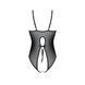 Боді з ажурним декором та відкритим кроком Passion URSULA BODY L/XL, black 103727 фото 4