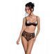 Эротический комплект с рисунком LOVELIA BIKINI black L/XL - Passion 102607 фото 1