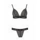 Комплект білизни Passion Exclusive GLAMISS SET L/XL, black 101780 фото 3