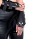 Манжеты для подвеса за руки Kinky Hand Cuffs For Suspension из натуральной кожи, цвет черный 103116 фото 4