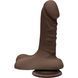 Фалоімітатор Doc Johnson The D - Super D - 6 Inch With Balls - ULTRASKYN - Chocolate, діаметр 3,8 см 103962 фото 1