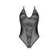Боді з ажурним декором та відкритим кроком Passion URSULA BODY L/XL, black 103727 фото 3
