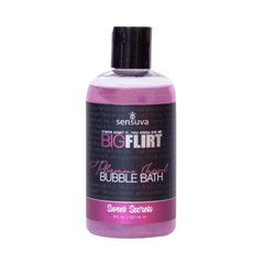 Пена для ванны Sensuva — Big Flirt Pheromone Bubble Bath — Sweet Secrets (237 мл) 105824 фото