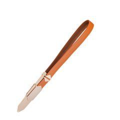 Регульована шльопалка LOCKINK Adjustable Slapper for Impact Play, коричнева, натуральна шкіра 109989 фото
