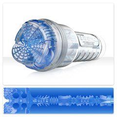 Мастурбатор Fleshlight Turbo Core Blue Ice, оральний секс (глибоке горло) 104555 фото
