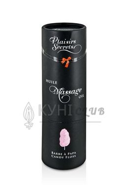 Масажна олія Plaisirs secrets Candy Floss (59 мл) з афродизіаками, їстівна, подарункове паковання 100882 фото