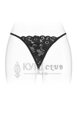 Трусики-стринги с жемчужной ниткой Fashion Secret VENUSINA Black 101074 фото