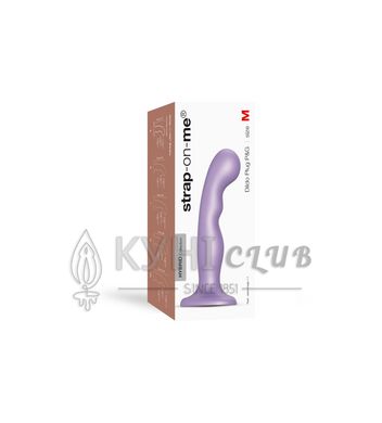 Насадка для страпона Strap-On-Me Dildo Plug P&G Lilas Metallic M 105796 фото