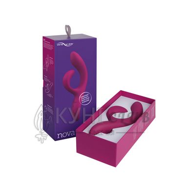 Смарт вібратор-кролик We-Vibe Nova Fuchsia, ергономічний, регульований кут нахилу стовбура 104894 фото