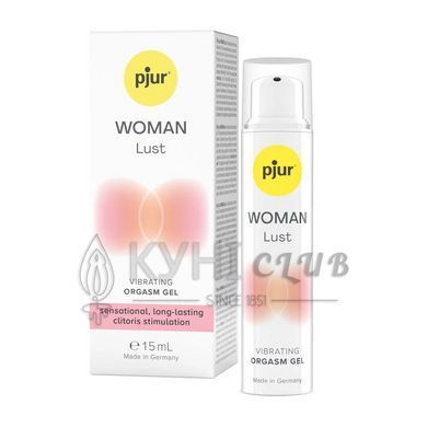 Рідкий вібратор для клітора pjur Woman Lust 15 мл, на водній основі, з ефектом мурашок 108123 фото