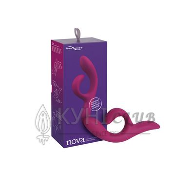 Смарт вибратор-кролик We-Vibe Nova Fuchsia, эргономичный, регулируемый угол наклона ствола 104894 фото