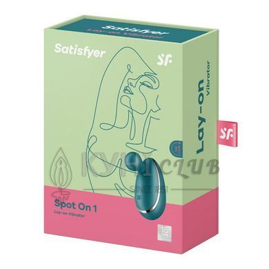 Вібратор для зовнішньої стимуляції Satisfyer Spot On 1 Green, гнучкий відросток 106280 фото