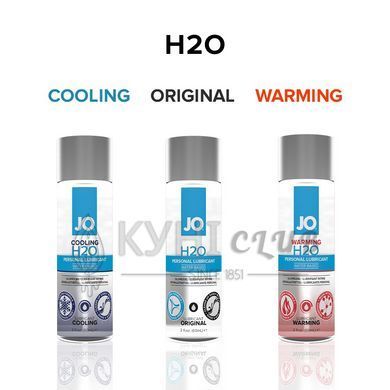 Мастило на водній основі System JO H2O ORIGINAL (30 мл) маслянисте і гладке, рослинний гліцерин 108946 фото