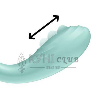 Вібратор із перлинною стимуляцією точки G Satisfyer Rrrolling Pleasure Mint 104038 фото