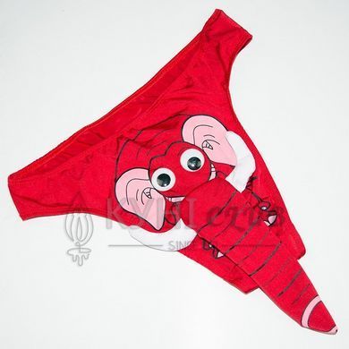Чоловічі еротичні труси JSY Слоник з бивнями One Size 106438 фото
