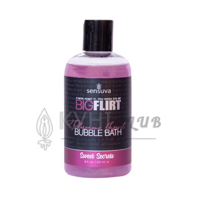 Пена для ванны Sensuva — Big Flirt Pheromone Bubble Bath — Sweet Secrets (237 мл) 105824 фото