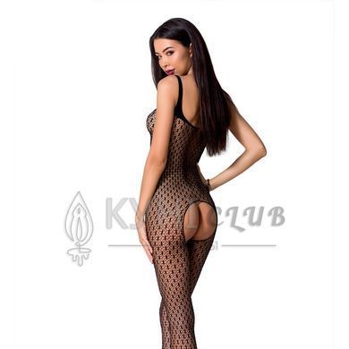 Бодистокинг Passion BS071 black, комбинезон на бретелях 109088 фото
