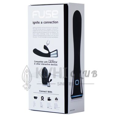 Інтерактивний вібратор-кролик Ohmibod Fuse for Kiiroo Black 108813 фото