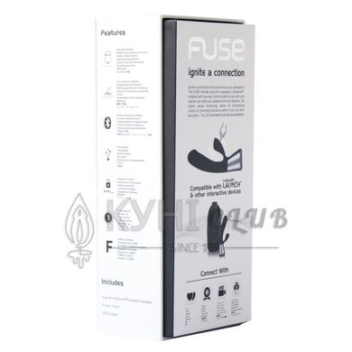 Интерактивный вибратор-кролик Ohmibod Fuse for Kiiroo Black 108813 фото