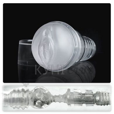 Мастурбатор-вагіна Fleshlight Ice Lady Crystal, напівпрозорий матеріал і корпус 100531 фото