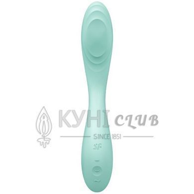Вібратор із перлинною стимуляцією точки G Satisfyer Rrrolling Pleasure Mint 104038 фото