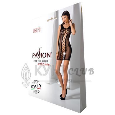 Откровенное платье-сетка Passion BS073 black 102136 фото