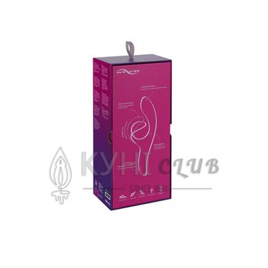 Смарт вібратор-кролик We-Vibe Nova Fuchsia, ергономічний, регульований кут нахилу стовбура 104894 фото