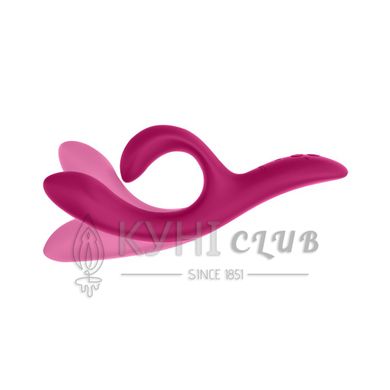 Смарт вибратор-кролик We-Vibe Nova Fuchsia, эргономичный, регулируемый угол наклона ствола 104894 фото