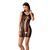 Откровенное платье-сетка Passion BS073 black 102136 фото