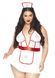 Костюм медсестры Leg Avenue Nightshift Nurse XL/XXL, платье, трусики, шапочка 105864 фото 1