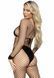 Бодистокинг в крупную сетку Leg Avenue Long Sleeved Bodystocking One size Black, длинный рукав 106602 фото 2